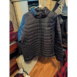 Columbia Men's XL Omni-Heat Insulated Warm Winter Jacket Black